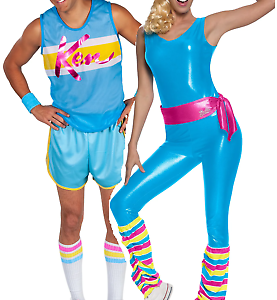 Women's Barbie Fancy Dress Workout Outfit Costume