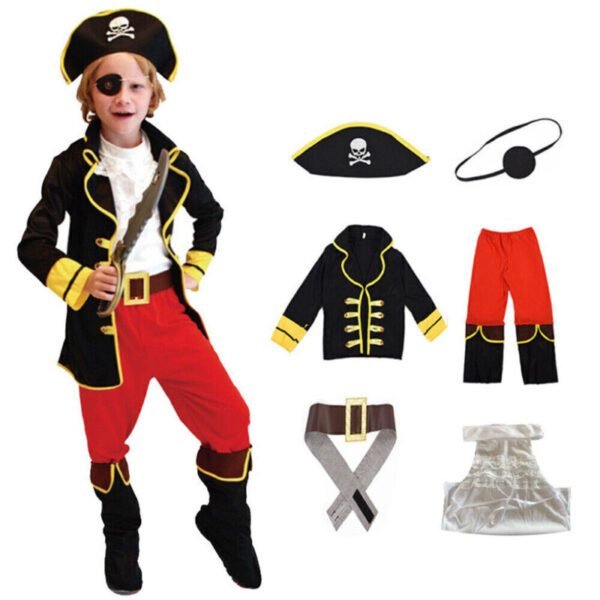 Boy's Pirate Fancy Dress Costume