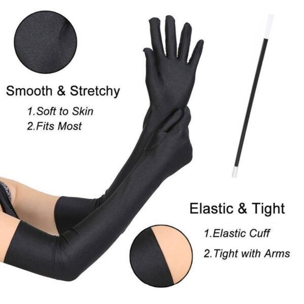 5 Piece Ladies 1920'S Charleston Gatsby Fancy Dress Accessories - Image 7